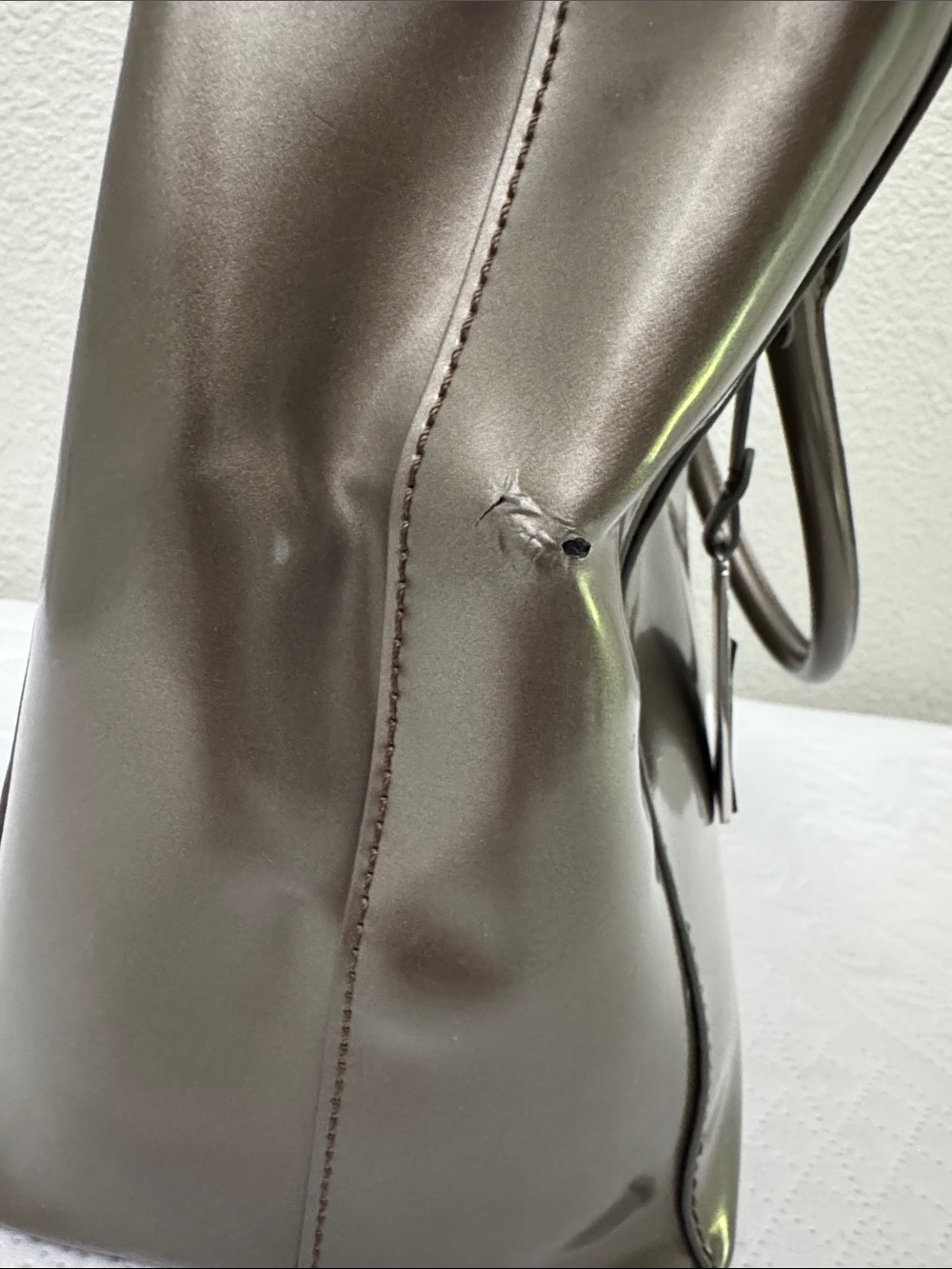 Lauren Ralph Lauren Newbury Double Zip Satchel Bag Tote - Picture 14 of 15